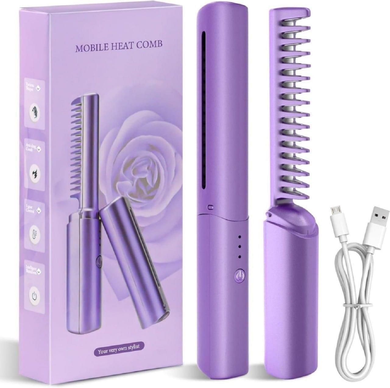 D&C Portable Mini Hair Straightener Hot Comb