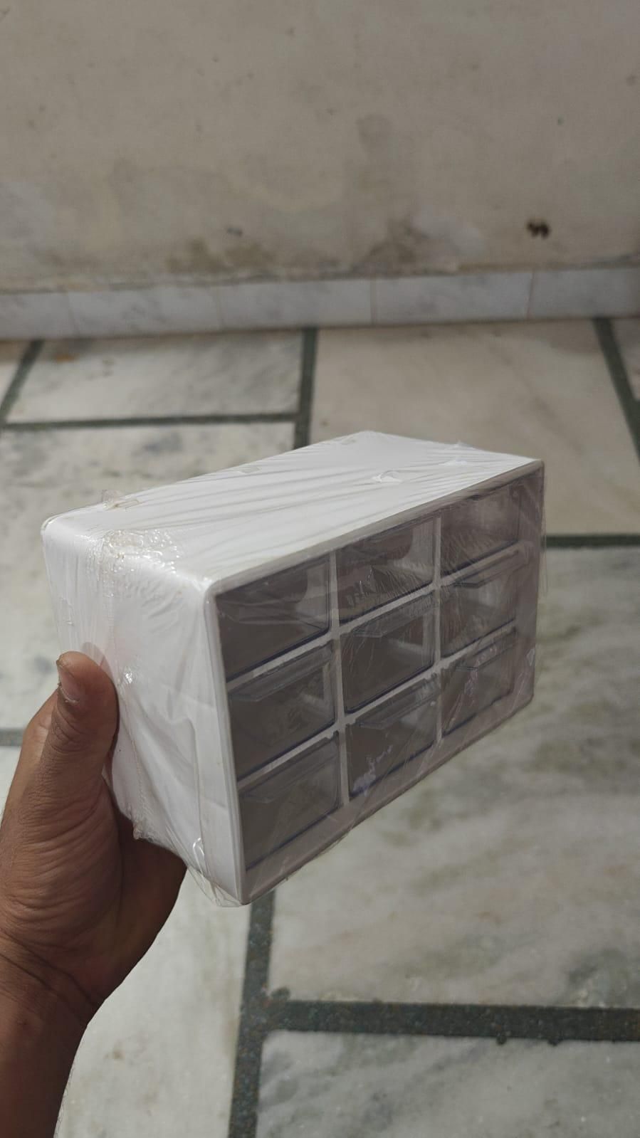 9-Drawer Multipurpose Rectangular Storage Container