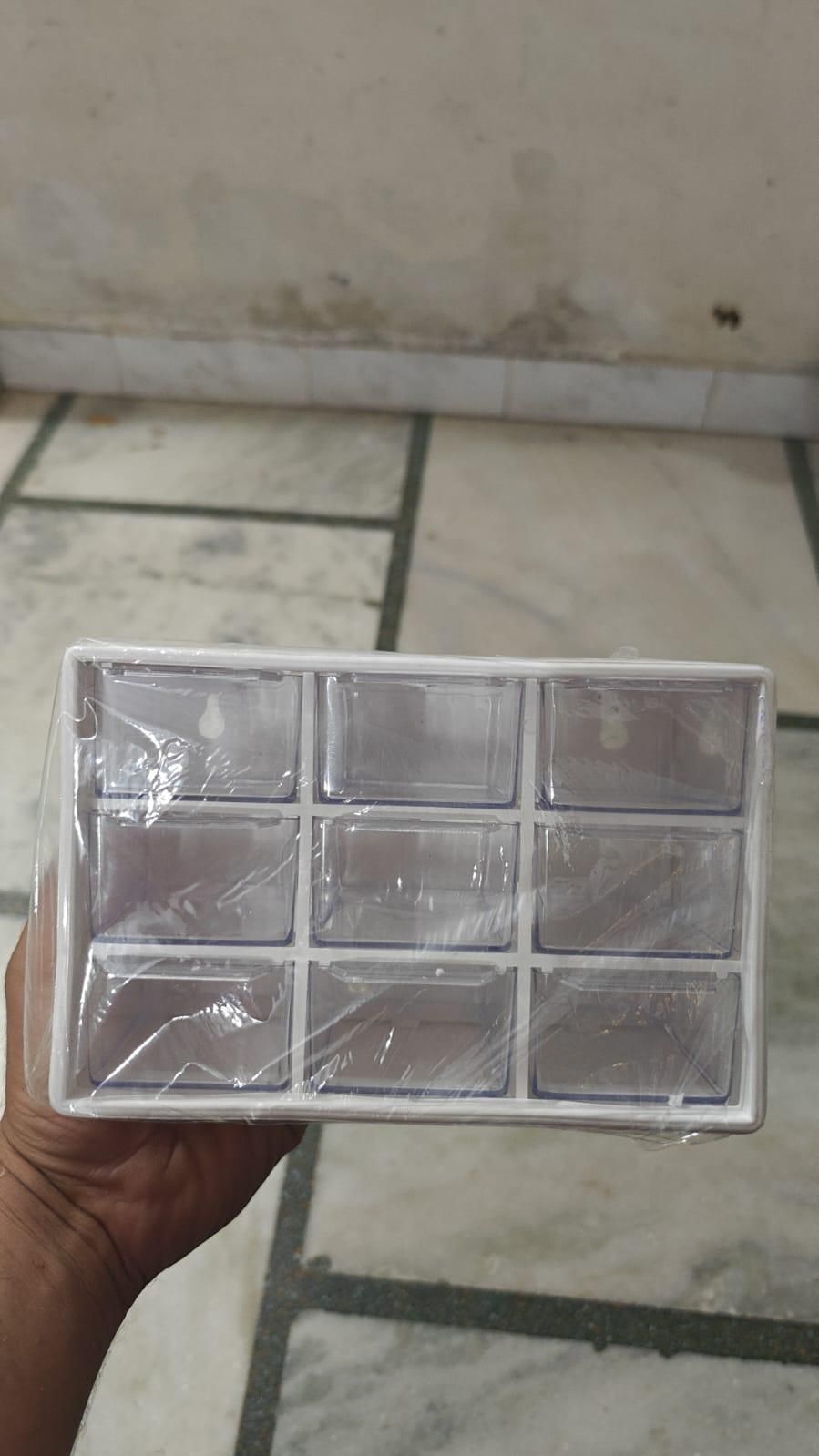 9-Drawer Multipurpose Rectangular Storage Container