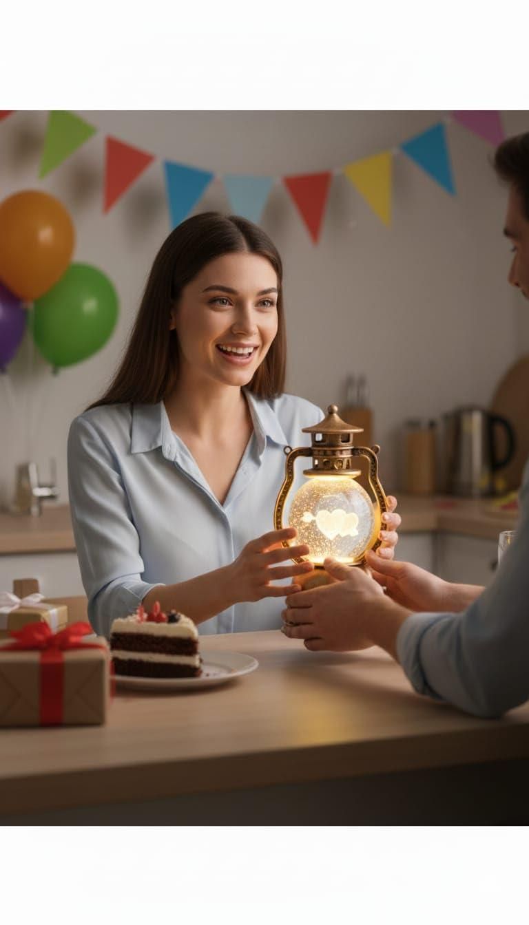 D&C Crystal Ball Lamp