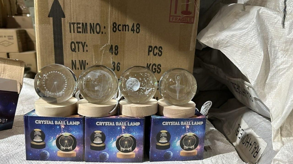 D&C 3D Crystal Lamp Ball(Assorted Design)