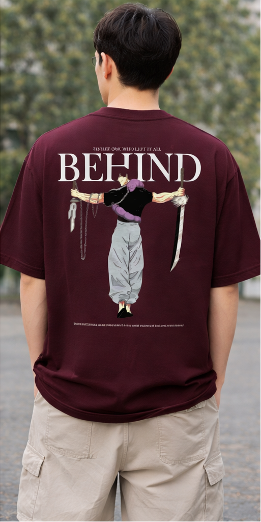 Behind Oversized Classic T-Shirt
