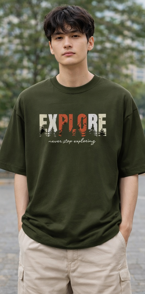 Explore Oversized Classic T-Shirt